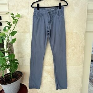 Aeropostale Gray Skinny Jeans 30x34 Mid Rise 5-Pocket Denim